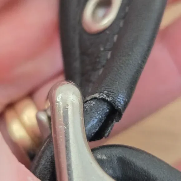 Coach 9145 Legacy Flap Crossbody Shoulder Bag Dark Gray Leather Vintage Purse - Picture 16 of 16